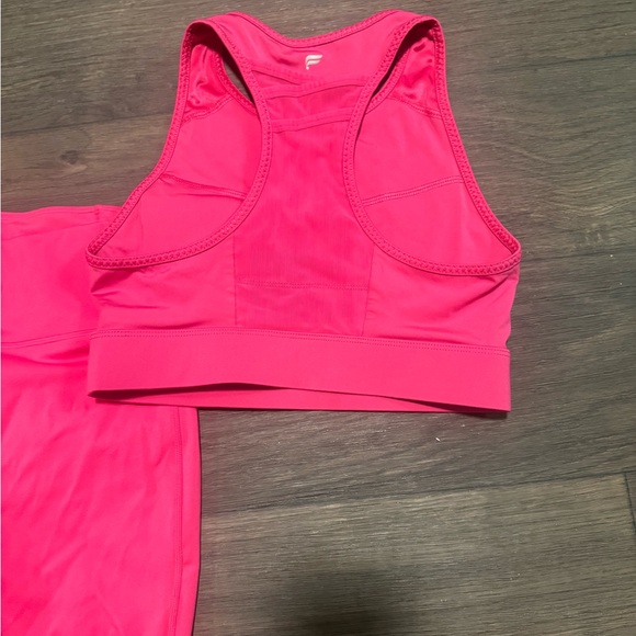 Fabletics Pants - Fabletics Pink Sports Bra and Leggings Set